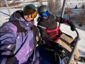 professional snowboard lessons in Montgenèvre
